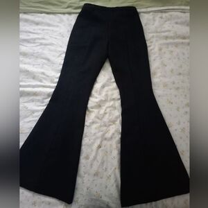 Black 00 Flared Women's Bershka Trousers